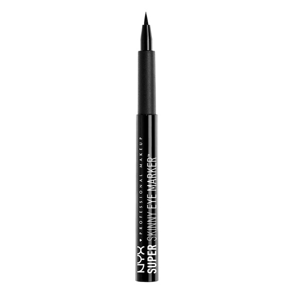 NYX NIB SUPER SKINNY EYE MARKER Thin Felt-Tip Eyeliner In Black - Picture 1 of 2